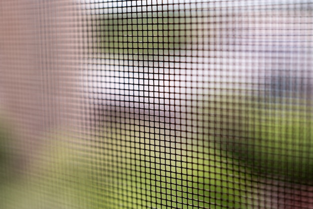 Blurred mosquito net