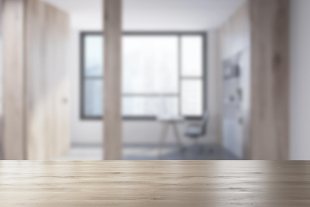 Blurred office interior