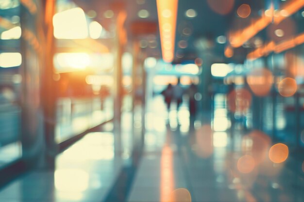 blurred photo of departure gate at the airport