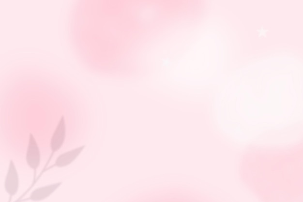 Blurred pink background Pink background with leaf
