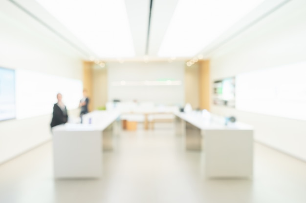 Photo blurred professional business person waiting in the modern white office.