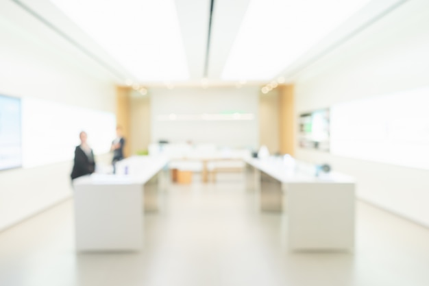 Photo blurred professional business person waiting in the modern white office. 