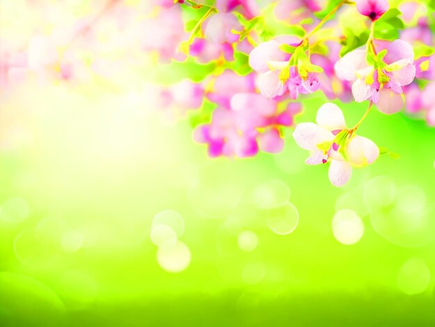 blurred realistic spring background free image download