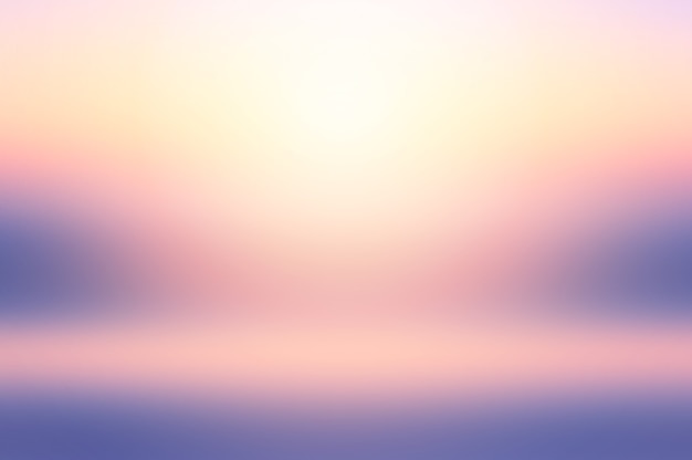 Blurred sea colorful summer sunset sky