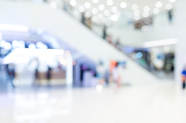 Photo blurred shopping mall background