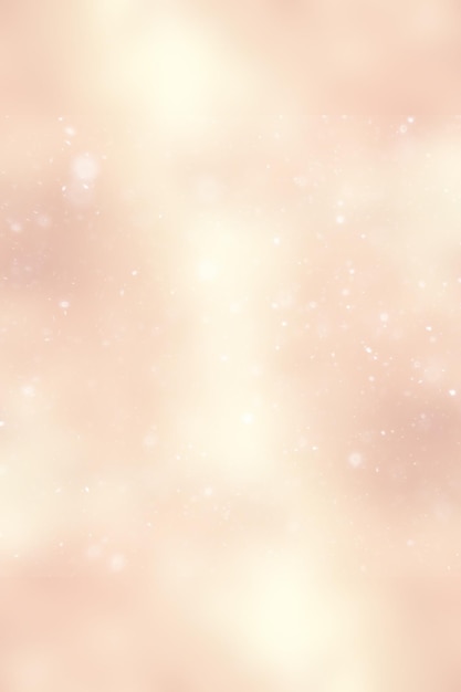 blurred snow / winter abstract background, snowflakes on abstract blurred glowing leaf background