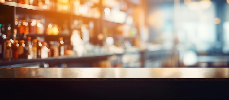 Photo blurred store image for background or interior purposes