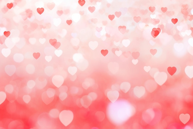 写真 blurred valentines day background with message