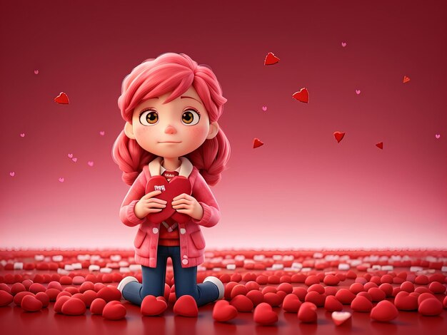 blurred valentines day background