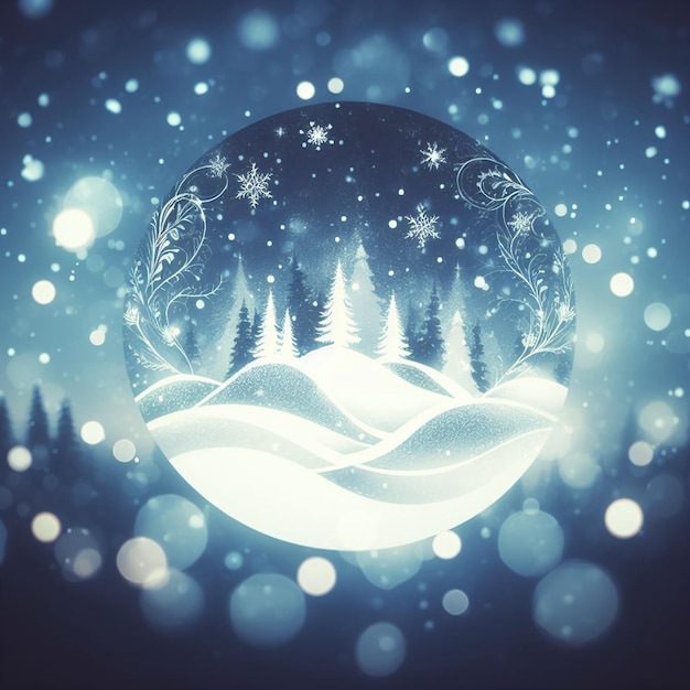 Photo blurred winter modern background and free photos