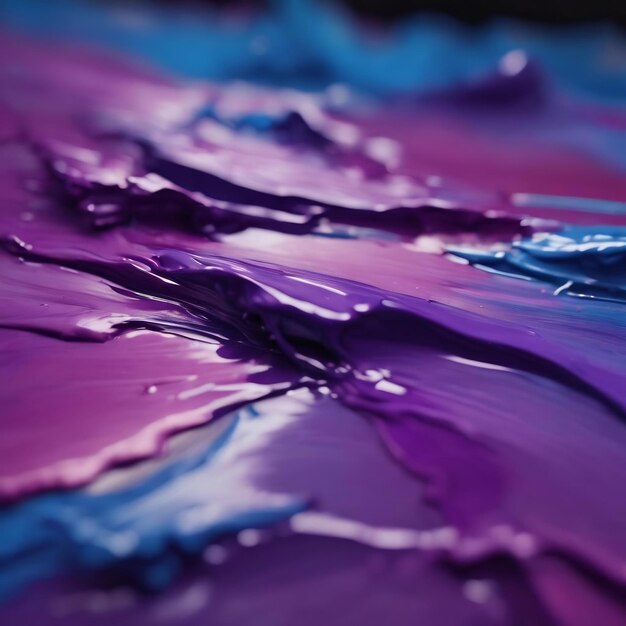 Blurry blue and purple paint strokes