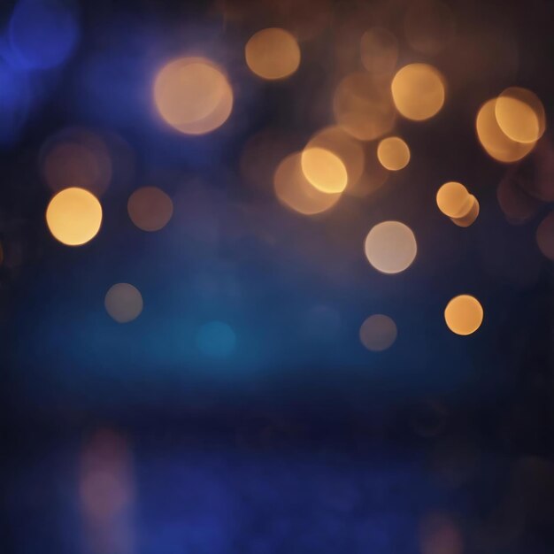 Blurry dark ink blue color bokeh backdrop abstract dark ink blue bokeh background