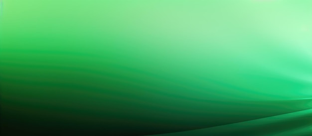 Blurry green gradient studio background for various purposes