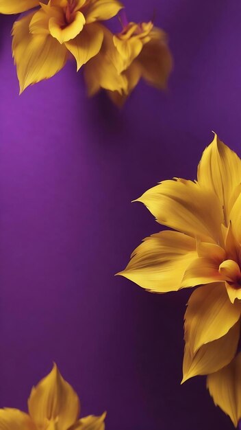 A blurry image of a purple and yellow background