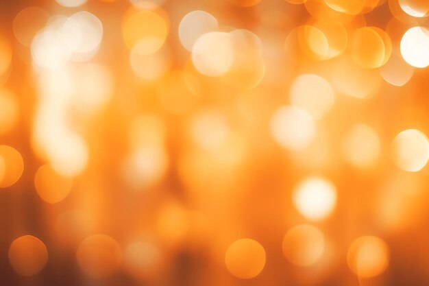 Blurry Orange Abstract Background