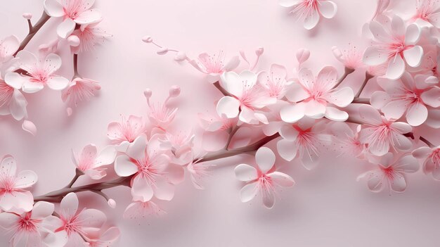 Blush Blossom Breeze background