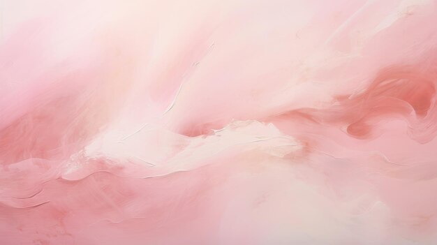 Blush Pink A Soft And Dreamy Abstract Painting With Ethereal Minimalism