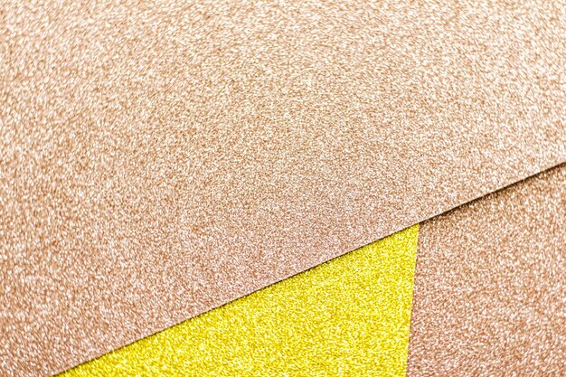 blush pink and yellow shiny glitter paper background abstract and holiday backdrop