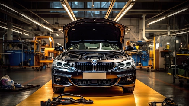 BMW car inspection