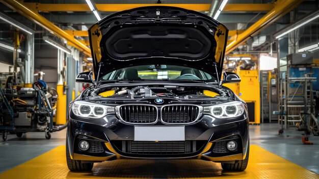 BMW car inspection