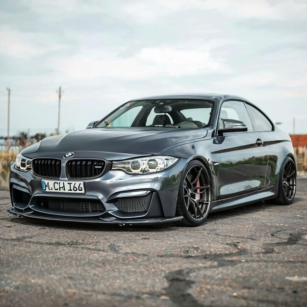 a bmw car in a road