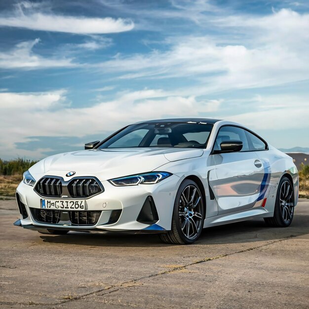 a bmw car in a road