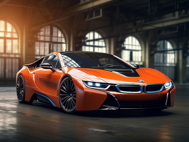 BMW i8 Car Model Automotive Photography