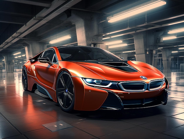 BMW i8 Model Auto Fotografie