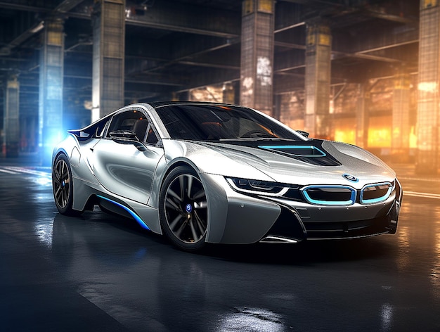 BMW i8 Model Auto Fotografie