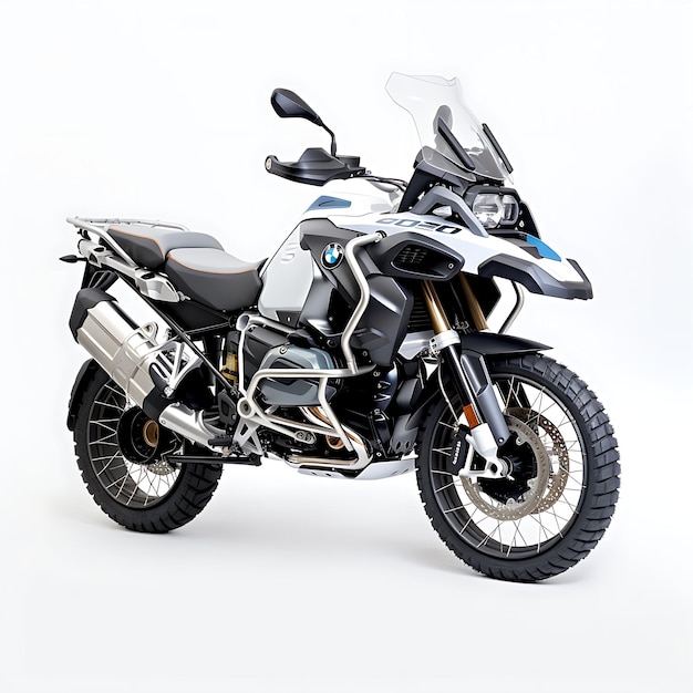 Bmw R 1250 Gs Adventure a TechLoaded Adventure Bike With Sh Motorbike on White Background Clean