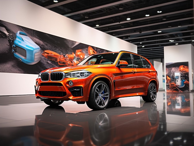 Foto bmw x5-tentoonstelling