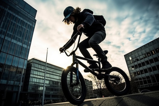 BMX tricks and stunts