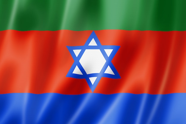 Bnei Menashe ethnic flag, Asia