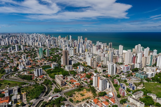 Boa Viagem Beach Recife Pernambuco Brazilië Luchtfoto