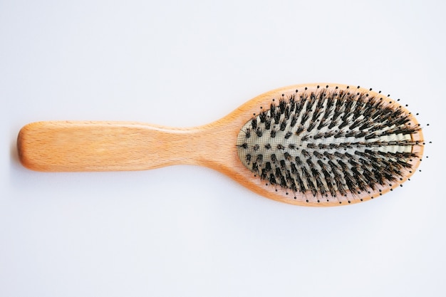 Boar Hair Bristle Brush. comb