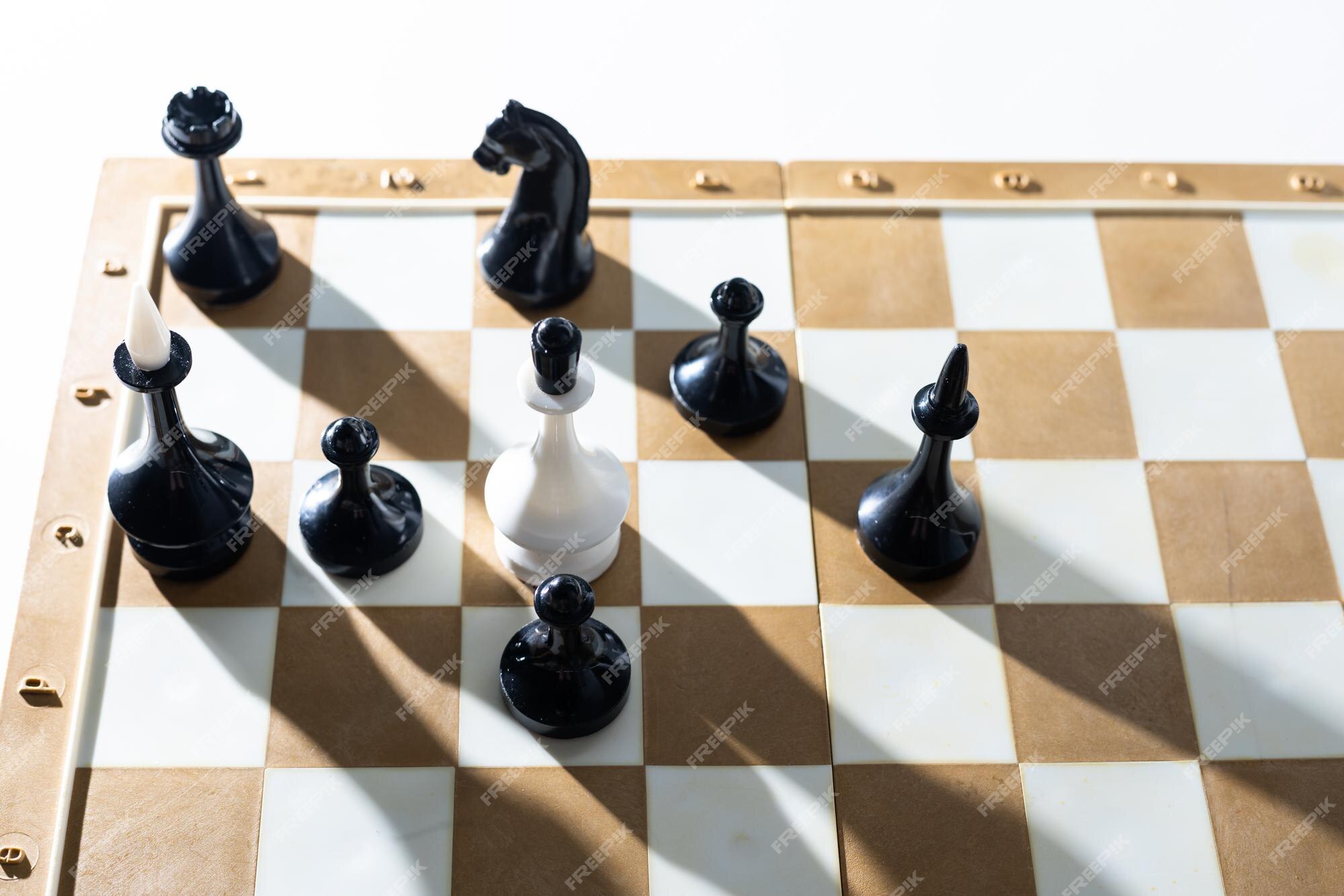 Chess Board Set Up To Begin a Game Stock Photo - Image of shot, isolated:  26809792