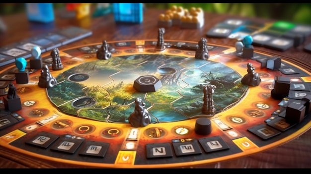 A board game with the word tigra on it