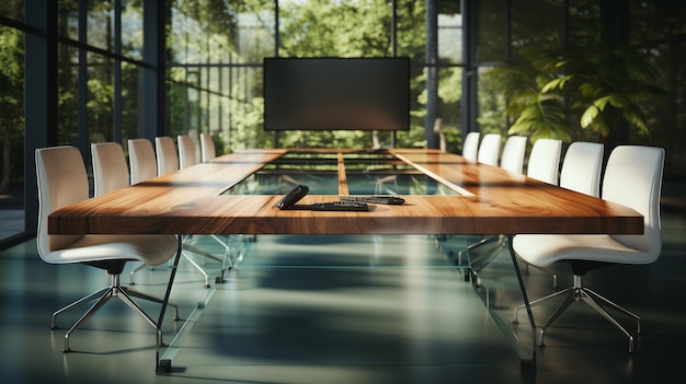 board room HD 8K wallpaper Stock Photographic Image