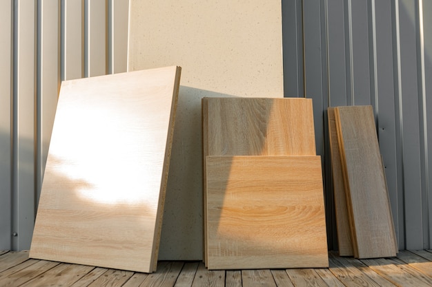 Board spaanplaat gesneden onderdelen voor meubelproductie