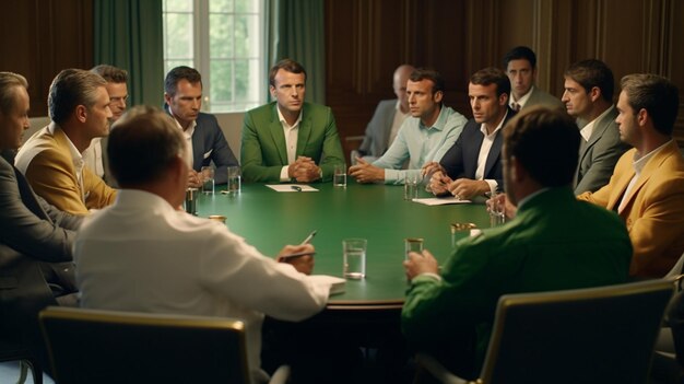 boardroom discuss HD 8K wallpaper Stock Photographic Image