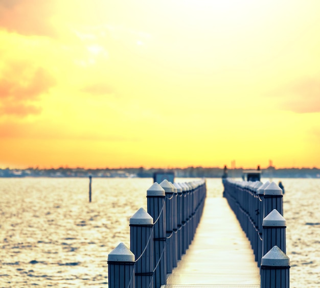 Boardwalk on beach