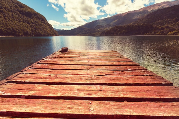 Boardwalk on the lake