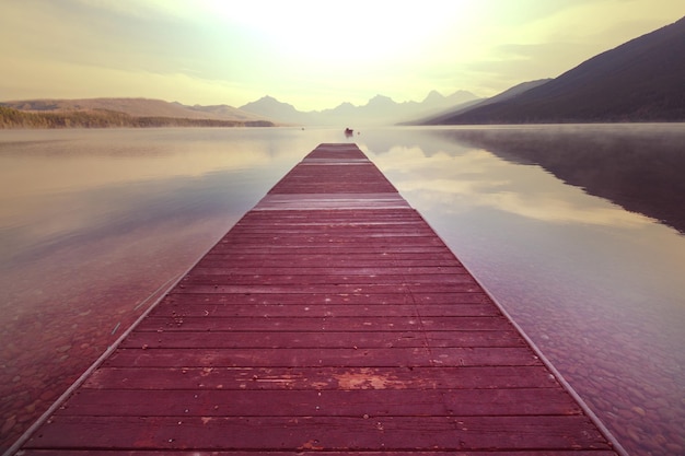 Boardwalk on the lake