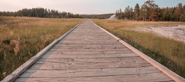 Boardwalk in Yellowstone