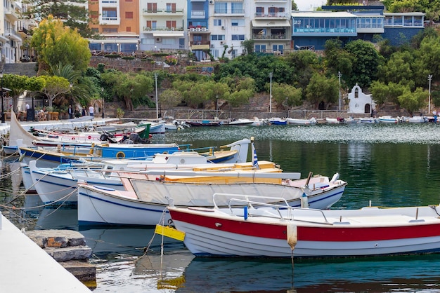 보트 Agios Nikolaos Crete 그리스