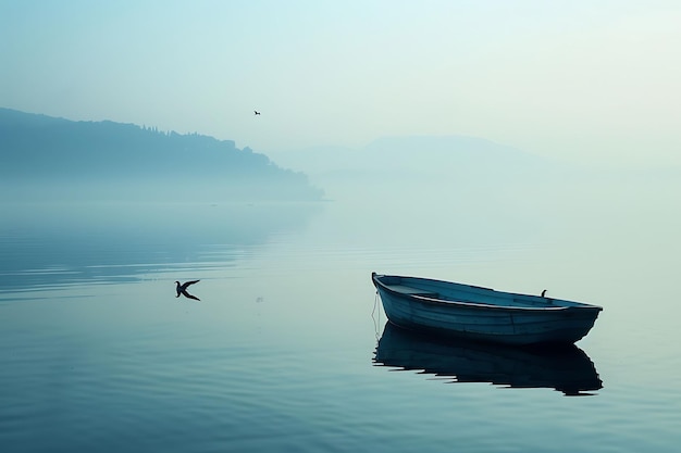 Boat as Silhouette Dock Shadow Cast on Wall Elongated and Sk Creative Photo Of Elegant Background