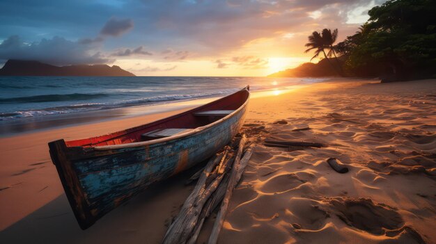 boat in beach