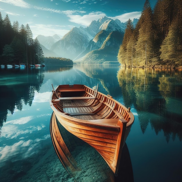 boat in beautiful place