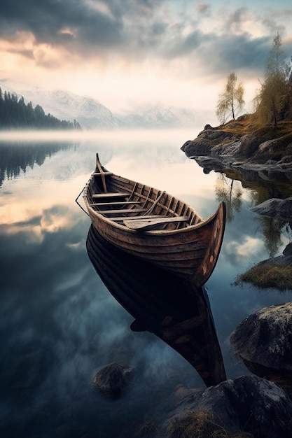 Boat on the lake