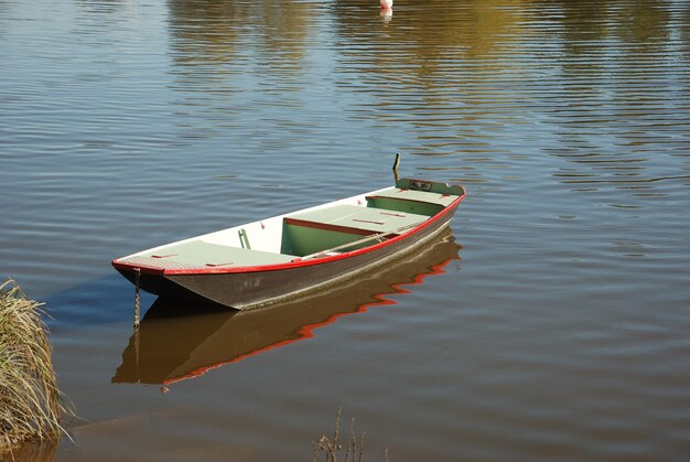 Photo boat on a river